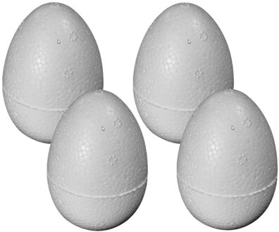 Hobby piepschuim vorm ei - 4x - 12 cm - eieren knutsel vormen - paaseieren
