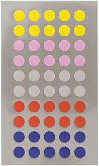 Hobby stickers - 200x stuks - D8 mm - gekleurd ronde stickers - Kantoor stickers - Scrapbook - knuts
