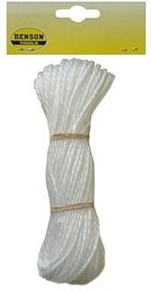 Hobby touw wit 25 meter 4 mm