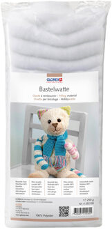 Hobby vulmateriaal wattevlies - wasbaar - voor knuffels/kussens/kleding - 250 gram - polyester