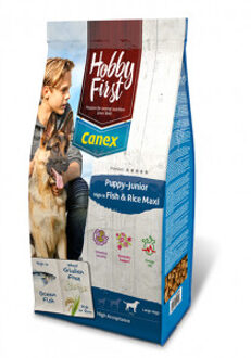 Hobbyfirst canex puppy/junior brocks rich in fish & rice maxi hondenvoer 12 kg