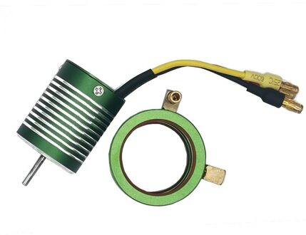 Hobbyhh 30A Twee-weg Boot Esc 2430 5300kv Water Jas Borstelloze Motor Zijn Geschikt Voor 40Cm Boot Aanbevolen batterij 2S Li-Po groen