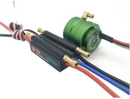 Hobbyhh 30A Twee-weg Boot Esc 2430 5300kv Water Jas Borstelloze Motor Zijn Geschikt Voor 40Cm Boot Aanbevolen batterij 2S Li-Po zwart
