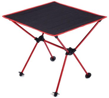 HobbyLane Opvouwbare Bureaulamp Gewicht Draagbare Aluminium Legering voor BBQ Camping Outdoor Bureau rood