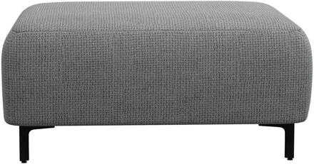 Hocker Elsa - Eden - Stof - Grijs - 77x99x45 Cm