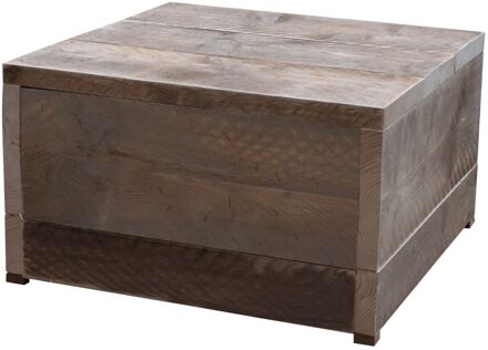 Hocker Washington Steigerhout 90x9090cm Bruin