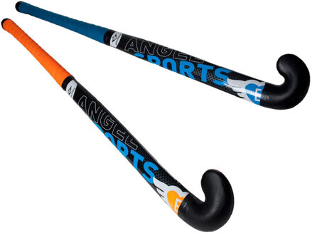hockeyset - 34 inch - oranje/blauw Oranje#Blauw