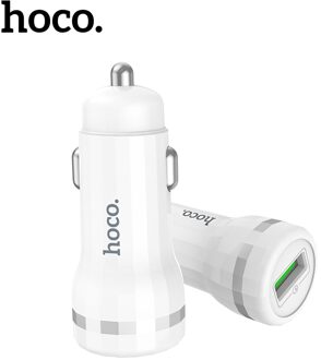 HOCO Mini Quick Charge 3.0 Autolader 18 w Snelle QC 3.0 USB Auto Telefoon Opladers voor Xiaomi Samsung S9 huawei Mobiele Lader in Auto