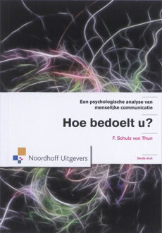 Hoe bedoelt u? - Boek F. Schultz von Thun (9001706266)