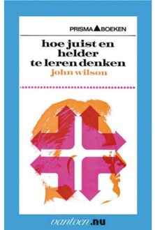 Hoe juist en helder te leren denken - Boek Jacqueline Wilson (9031504971)
