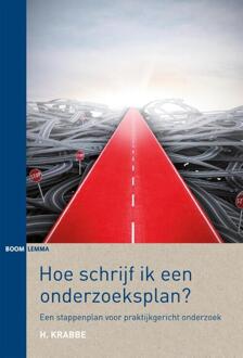 Hoe schrijf ik een onderzoeksplan? - Boek Hans Krabbe (9462365377)