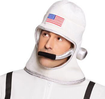 hoed astronaut heren wit one size