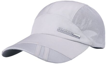 Hoed Cap Mannen Snel Droog Sport Hoed Verstelbare Pet Chapeu Brief Mesh Mannen Caps Voor Running Wandelen QH