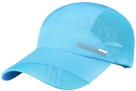 Hoed Cap Mannen Snel Droog Sport Hoed Verstelbare Pet Chapeu Brief Mesh Mannen Caps Voor Running Wandelen QL