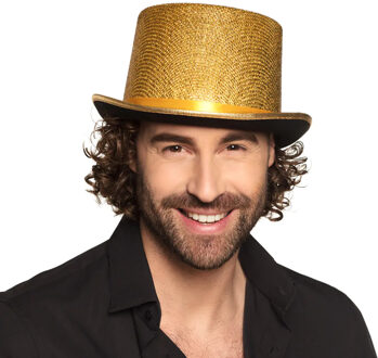 Hoed Glitz Unisex Goud One Size