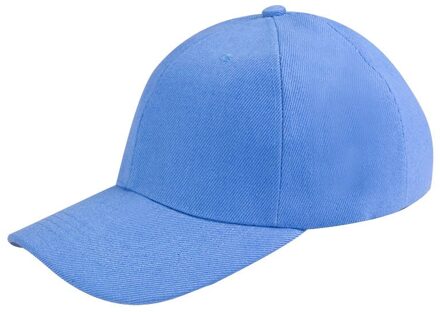 Hoed Katoen Licht Boord Effen Kleur Baseball Cap Mannen Cap Outdoor Zonnehoed Vrouwen Vlakte Gebogen Zonneklep Baseball Cap hoed meer Kleur lucht blauw