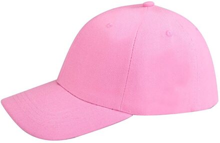 Hoed Katoen Licht Boord Effen Kleur Baseball Cap Mannen Cap Outdoor Zonnehoed Vrouwen Vlakte Gebogen Zonneklep Baseball Cap hoed meer Kleur roze