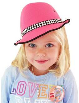 Hoed kind roze