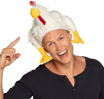 Hoed Kip Tokkie Wit - Transparant