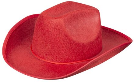 hoed Rodeo dames one size rood