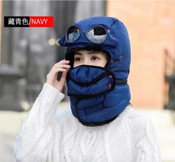 Hoed Vrouwen Herfst En Winter Mannen Outdoor Koude-Proof Oor Bescherming Rijden Elektrische Fiets Winddicht Hoed Warme Katoen Cap C1