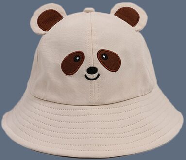 Hoeden Voor Vrouwen Leuke Cartoon Mode Alle-Match Wandelen Strand Vissen Paar Zonnescherm Cap Балаклава Шапка Зимняя Женская Emmer hoed Beige