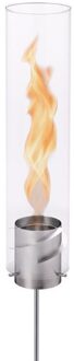 Höfats Spin 120 fakkel zilver op=op
