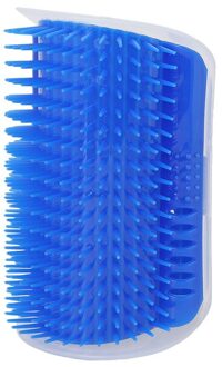 Hoek Borstel Huisdier Kam Kat Zelf Grooming Borstel Hond Kat Hoek Borstel Muur Hoek Massage Kam Kat Grooming Borstel Voor katten Honden Blauw