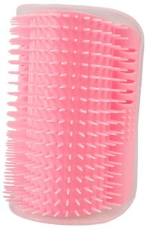 Hoek Borstel Huisdier Kam Kat Zelf Grooming Borstel Hond Kat Hoek Borstel Muur Hoek Massage Kam Kat Grooming Borstel Voor katten Honden Roze