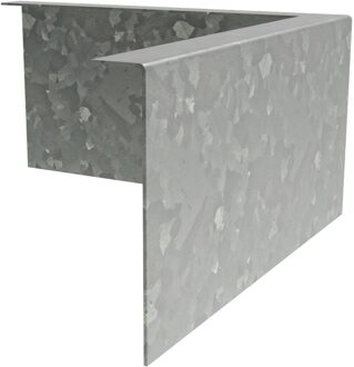 Hoek kantopsluiting verzinkt staal gezet