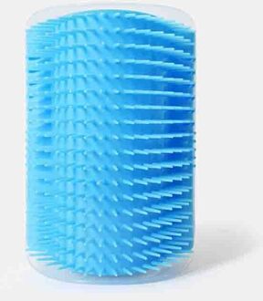 Hoek Krassen Wrijven Borstel Huisdier Kam Verwijderbare Kat Huisdier Ontharing Massage Kam Huisdier Verzorgen Cleaning Supplies lucht blauw