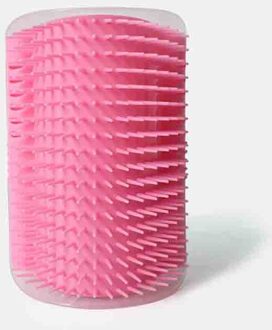Hoek Krassen Wrijven Borstel Huisdier Kam Verwijderbare Kat Huisdier Ontharing Massage Kam Huisdier Verzorgen Cleaning Supplies roze