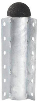 Hoek module verzinkt | Pipe Ø10 x 36cm 90 graden Aluminium