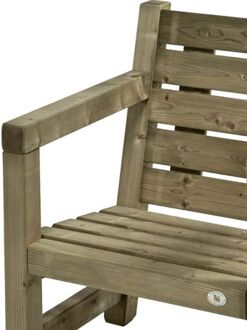 Hoek - Tuinstoel - Bruin - 82x35 cm