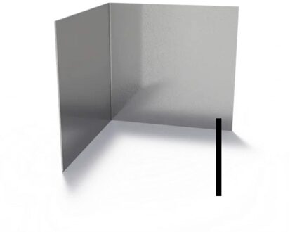 Hoek verzinkt recht 30 x 30 cm, dikte 3 mm