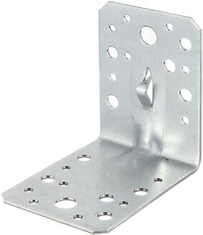 Hoekanker - Sendzimir Verzinkt Staal - Versterkt - 90x90x65mm