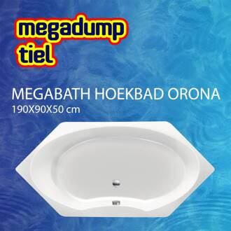 Hoekbad Orona 190X90X50 cm MegaBath
