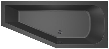 Hoekbad Xenz Lagoon Compact 160x75x45 cm Rechts Ebony