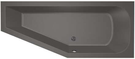 Hoekbad Xenz Lagoon Compact 170x75x45 cm Rechts Antraciet