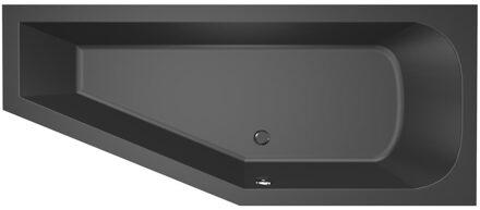 Hoekbad Xenz Lagoon Compact 170x75x45 cm Rechts Ebony