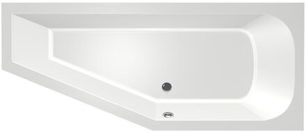 Hoekbad Xenz Lagoon Compact 170x75x45 cm Rechts Wit