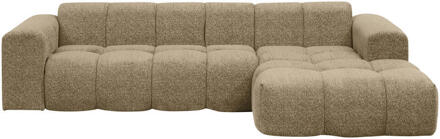 Hoekbank Beau Rechts - Raven - Stof - Taupe - 163x290x69.5 Cm