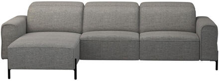 Hoekbank Dave Links - Grijs - 172x275x79 Cm