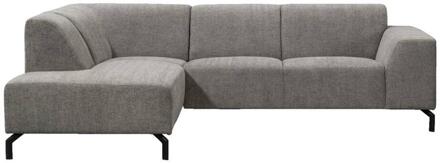 Hoekbank Noud Links - Stof - Grijs - 255x80x175 Cm