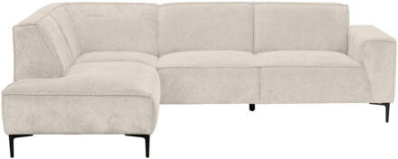 Hoekbank Romy Links - Egon - Stof - Beige - 191x258x80 Cm