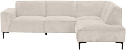 Hoekbank Romy Rechts - Egon - Stof - Beige - 191x258x80 Cm