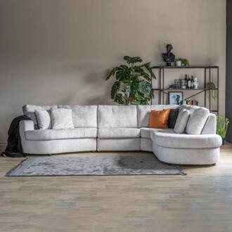 Hoekbank 'Soof' Rechts, kleur Beige