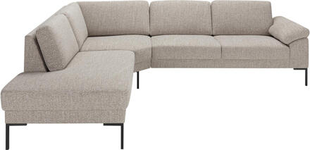 Hoekbank Tom Links - Java - Stof - Beige - 237x279x84 Cm