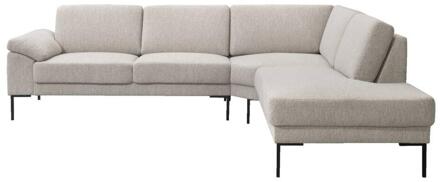 Hoekbank Tom Rechts - Monza - Stof - Beige - 237x279x84 Cm