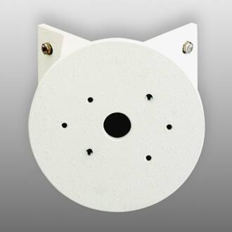 Hoekbevestiging wit voor buitenwandlampen